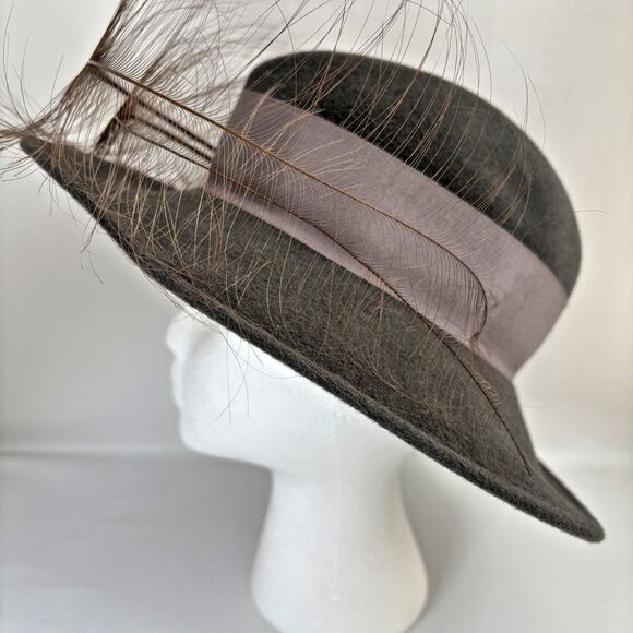 Georgi Womens Wide Brim Fedora Hat Old Money Parisian Capsule Luxury main image 6